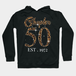 Chapter 50 Est. 1972 leopard Pattern Hoodie